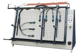 Máquina de montaje de marcos de acero inoxidable para aplicaciones industriales