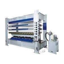 Máquina de prensado de madera contrachapada de control PLC 7.5KW Máquina hidráulica de prensado caliente para madera contrachapada