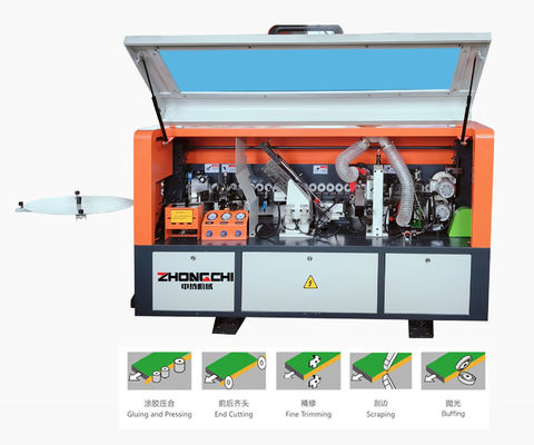 5 Función Máquina de bandaje automático de borde con recorte de extremos